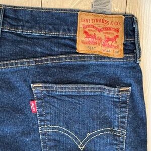 Levi's Dark Blue Denim Jeans with Red Tab